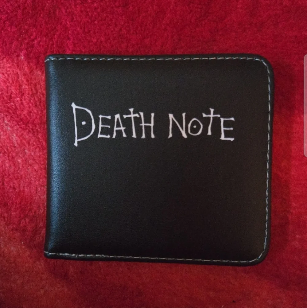 New death note Halloween horror anime manga leather wallet